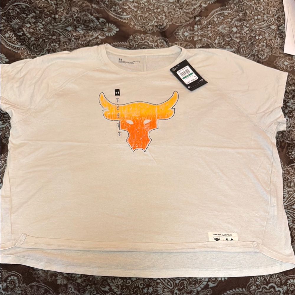 Project Rock Beige T-Shirt